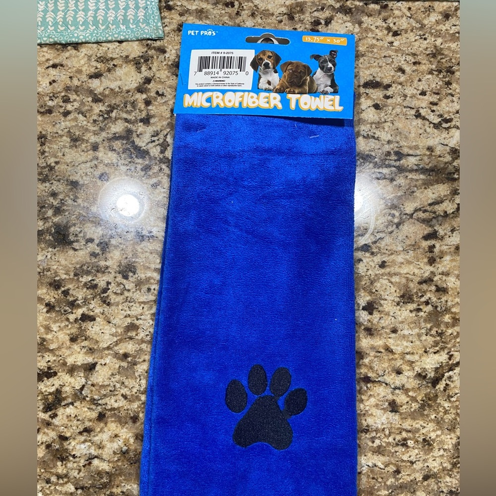 Microfiber pet towel